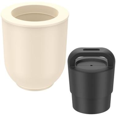 Imagem de Esfera transparente para fazer cubos de gelo, 6,3 cm, moldes de cubo de gelo de silicone para uísque, bebidas e bourbon, máquina de gelo esférica de liberação fácil, presentes de bourbon para homens