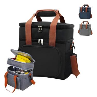 Imagem de Bolsa Termica Lancheira Alça Transversal 2 Andares 13l