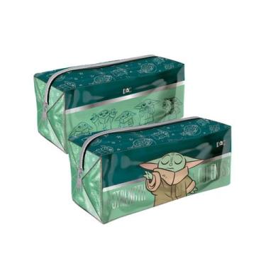 Imagem de Estojo Escolar Grande Pvc Mini Yoda Star Wars Original Dac