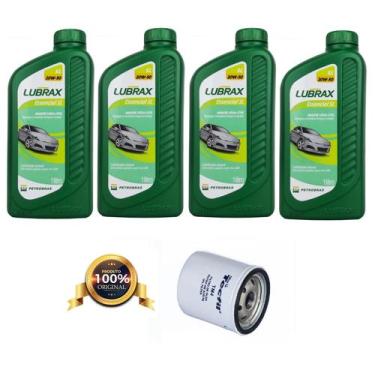 Imagem de Kit Troca Óleo Motor Fiat Palio Strada Siena 96/00 + Filtro - Lubrax /
