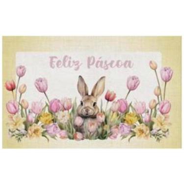 Imagem de Jogo Americano De Pascoa 48X31,5Cm C/2Und 531011 Belchior