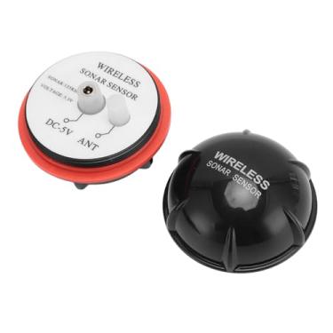 Imagem de Zhjvihx Localizador de Peixes Sem Fio de Mão, Alarmes de Peixes Duráveis Finder de Portátil à Prova d'água para Todos Os Tipos de Pesca (Vermelho)