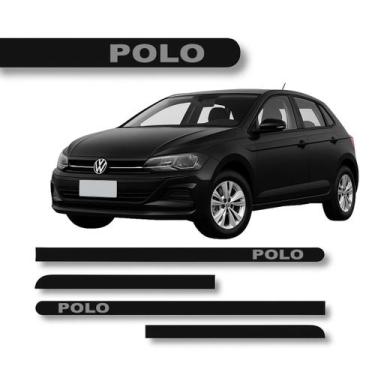 Imagem de Jogo Friso Lateral Polo Ponta Redonda com Grafia Cores Volks - Volkswa