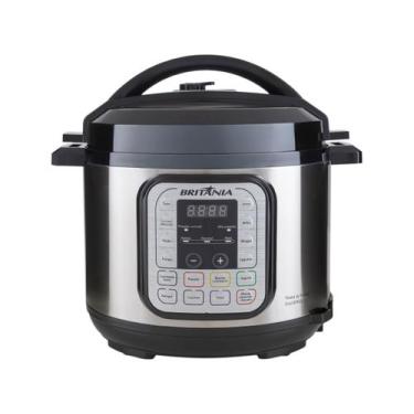 Imagem de Panela de Pressão Elétrica 5L Britânia Digital BPP02G 66401151, Inox e