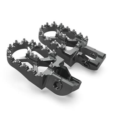 Imagem de NICECNC Pedais de pé 57 mm compatíveis com Husqvarna 125-501 TX FX TC FC 2017-2022 125-501 TE FE 2017-2023 TC85 2018-2022 FC 250 350 450 2016, consulte o ajuste