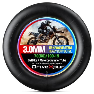 Imagem de Substituição de tubo interno resistente para motocicleta - 70(80)/254.0-48.3 cm - 3mm de espessura - Tubo de pneu compatível com 2.75-19,3.00-19,80/80-19,80/90-19,80/100-19/275/300-19