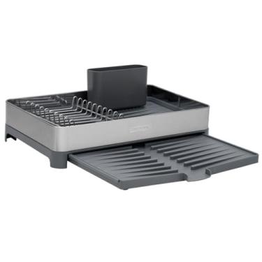 Imagem de Escorredor de Louça Tramontina Plurale em Aço Inox e Polipropileno com Bandeja 61537/300