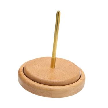 Imagem de IEUDNS Suporte para novelos de fios Suporte para evitar emaranhamento de fios Enrolador para bordados Crochê Tricô Artesanato doméstico, Grande