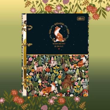 Imagem de Fichário Colegial Caderno Argolado 17,7cm x 24cm Loveland 80 Folhas De