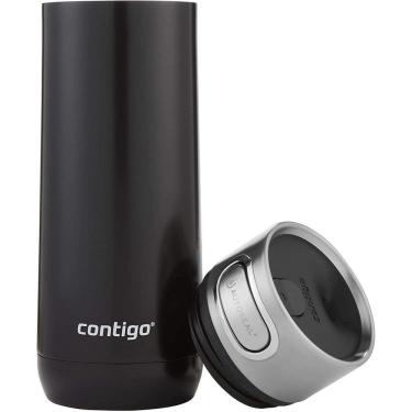 Imagem de Garrafa Térmica Luxe Autoseal Inox Contigo - 473Ml - Preto