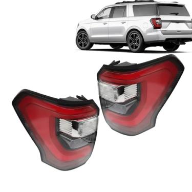 Imagem de Aspaton Par de luzes traseiras compatível com lâmpada de freio traseira Expedition 2018-2021 JL1Z-13404-H JL1Z-13405-H