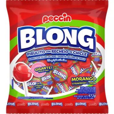 Imagem de Pirulito Blong Morango 672g Peccin