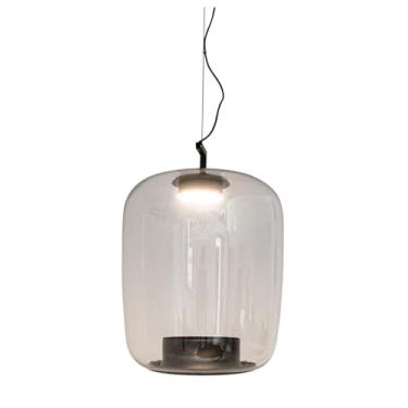 Imagem de PENDENTE AILSA TRANSPARENTE/PRETO 1XLED 7W