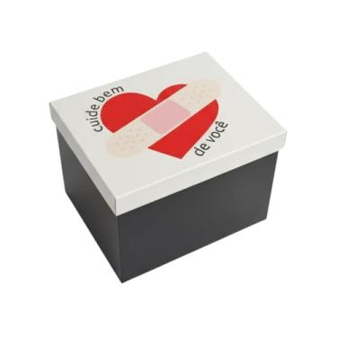 Imagem de Caixa Organizadora de Remédios, Vitaminas Medicamentos com Tampa Cuide Bem - Geguton