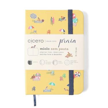 Imagem de CADERNETA CICEROS PRAIA SEM PAUTA 9X13 ARPOADOR