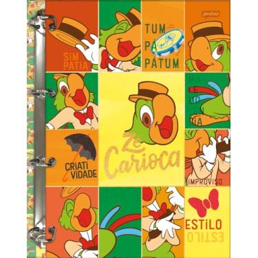 Imagem de Jandaia - Caderno Argolado Cartonado College Zé Carioca 80 folhas
