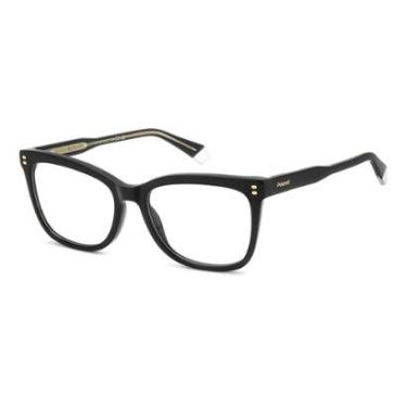 Imagem de Armação De Óculos Polaroid Pld D586 807 54 Preto Brilho-Feminino