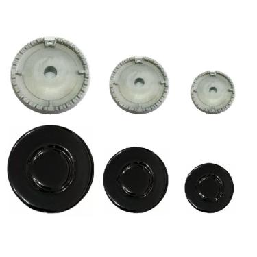 Imagem de Kit Queimador + Espalhador Para Cooktop Tramontina 3 Bocas