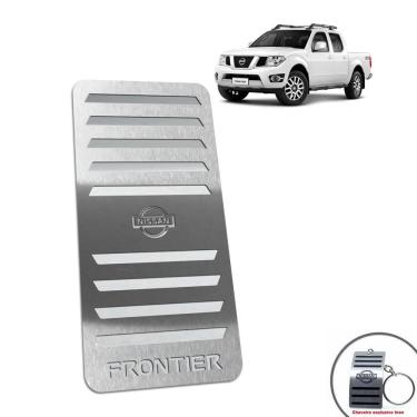 Imagem de Descanso De Pé  Em Aço Inox Nissan Frontier 2005/2017 Prata