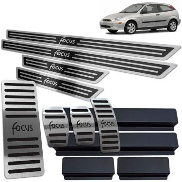 Imagem de Pedaleira Soleira Descanso Preto Ford Focus 2000 A 2008