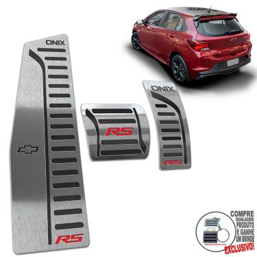 Imagem de Descanso + Pedaleira Automático Chevrolet Onix RS Preto