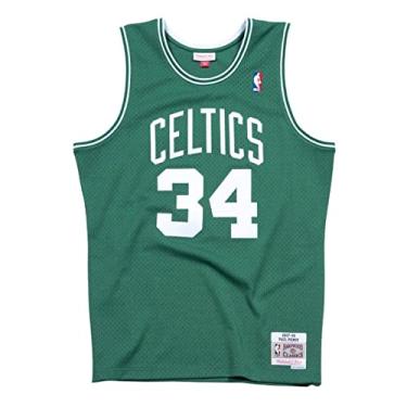 Imagem de Mitchell & Ness Camiseta Boston Celtics Paul Pierce 2007 Road Swingman, Verde Kelly, P