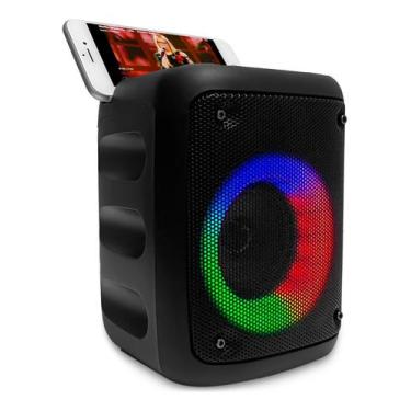 Imagem de Caixa De Som Bluetooth Portátil Potente KTS-1236  10W RMS, LED, Rádio 