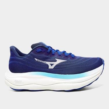 Imagem de Tênis Mizuno Wave Sky 9 Masculino, Azul, Prata, 40