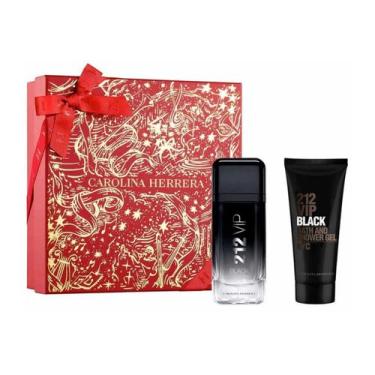 Imagem de Kit Perfume Masculino 212 VIP Black de Carolina Herrera EDP 100ml + Sh