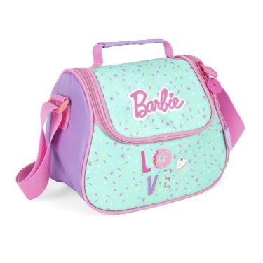 Imagem de Lancheira Térmica Escolar Barbie Love Turquesa Luxcel