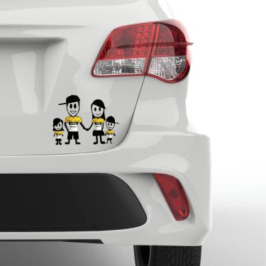 Imagem de Adesivo Para Carro Família Feliz Criciúma