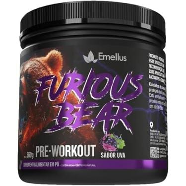 Imagem de Pré Treino 360 gramas Emellus Fórmula Forte Sabor Uva
