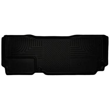 Imagem de Husky Liners Tapetes Weatherbeater | Serve para Ford F-250/F-350 SuperCab 2011-2016 2011-2013 Ford F - 450 SuperCab | 2ª fileira, 1 peça preta - 19721