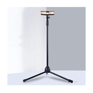 Imagem de Suporte de projetor para projetor, suporte universal portátil para equipamento de DJ, tripé dobrável de chão, suporte externo para palco ou estúdio, altura ajustável de 74,5 a 140,5 cm suporte para