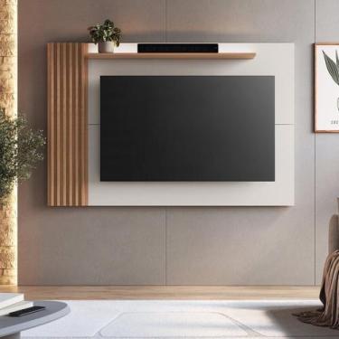 Imagem de Painel para Tv 65 Polegadas com Detalhe Ripado Arkansas - j carvalho