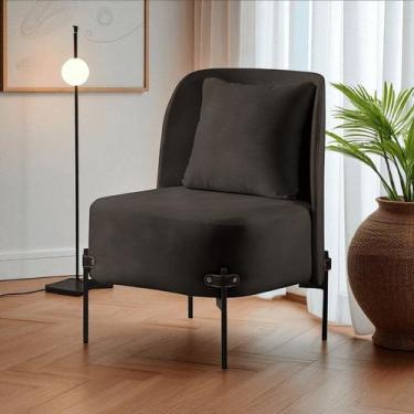 Imagem de Poltrona para Sala de Estar Madeira Maciça Aurora Luxo - Castellar Mób