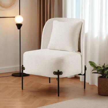 Imagem de Poltrona para Sala de Estar Madeira Maciça Aurora Luxo - Castellar Mób