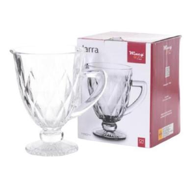 Imagem de Jarra De Vidro Transparente Para Suco Ou Água 1150Ml - Wincy, Transpar