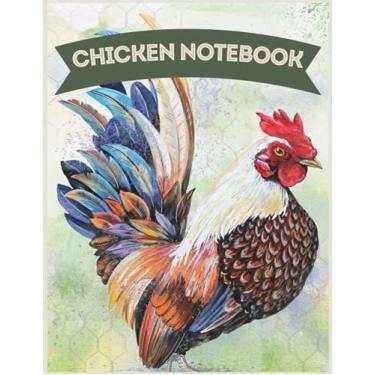 Imagem de Chicken Notebook: Blank Lined Journal - Sketch Drawing, Journal Notes Sketchbook - Perfect gift for Chickens Lovers, Students, Teachers and Kids 8.5 x 11 inch 100 Pages