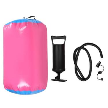 Imagem de SPYMINNPOO Rolo de Ar de Ginástica Inflável, Instrutor de Queda de PVC, Equipamento de Treinamento Doméstico e de Ginástica Com Bolsa de Transporte