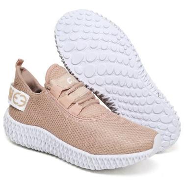 Imagem de Tênis Boost Feminino Evoltenn Esporte Casual Colmeia Treino, Rose, 39