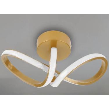 Imagem de Luminária De Teto Plafon Led Moderna Lustre para Corredor Sala Quarto 