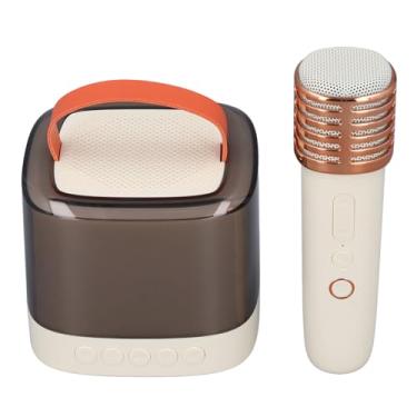 Imagem de Naroote Alto-falante Portátil, Luzes Coloridas, Transmissão Estável, Mini Máquina de karaokê Fácil de Usar para Casa