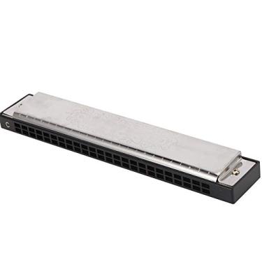 Imagem de RiToEasysports Harmônica de 24 Buracos Em Aço Inoxidável Com Chave C, Baixo Forte e Instrumento Musical Agudo Claro para Estudantes