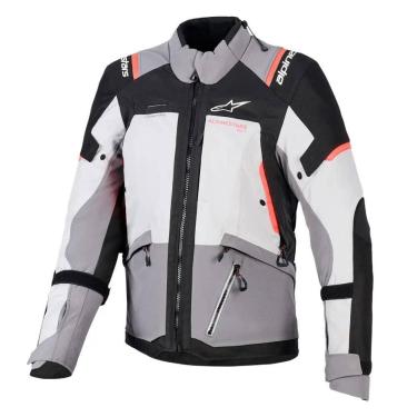 Imagem de Jaqueta Alpinestars Stella Andes V4 Drystar Cinza Gelo Coral-Feminino