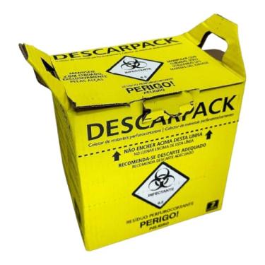 Imagem de Coletor para Material Perfurocortante Descarpack - 7L