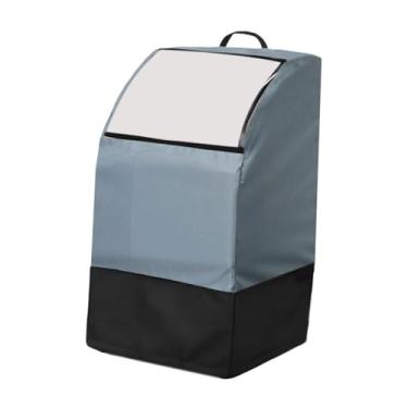 Imagem de Fenteer Capa para máquina de ar condicionado, resistente, à prova de vento, leve, portátil, para oficina, tecido Oxford com janela