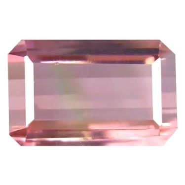 Imagem de Pedra preciosa natural solta de turmalina rosa não aquecida com corte de octógono de 2,67 ct (10 x 6 mm)