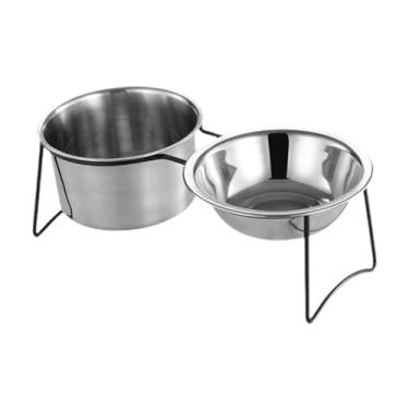 Imagem de FashionCha Tigela de Comida E água para Gatos, Fácil de Limpar, Acessório para Animais de Estimação, Tigela Elevada para Cães E