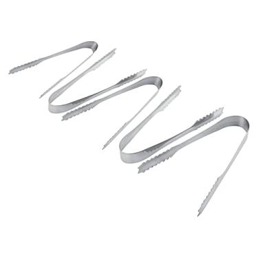 Imagem de Cryfokt Conjunto de Pinças para Colheres Doces, Aço Inoxidável de, Prático para Sorvete, Açúcar, Pão, Salada, 5 X Novo para o Restaurante (5 * pinças)